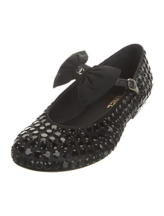 Chanel 2024 Interlocking CC Logo Mary Jane Flats