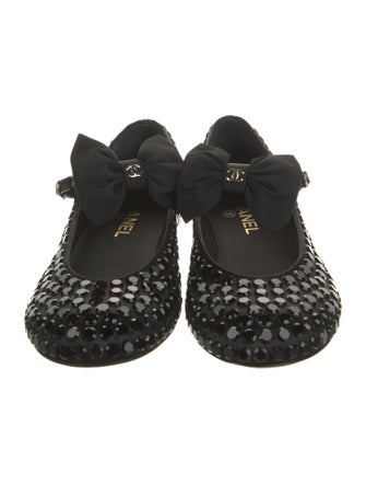 Chanel 2024 Interlocking CC Logo Mary Jane Flats