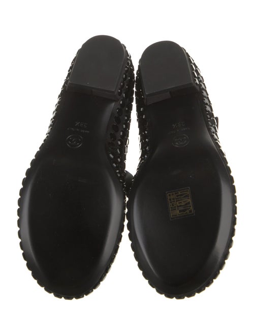 Chanel 2024 Interlocking CC Logo Mary Jane Flats