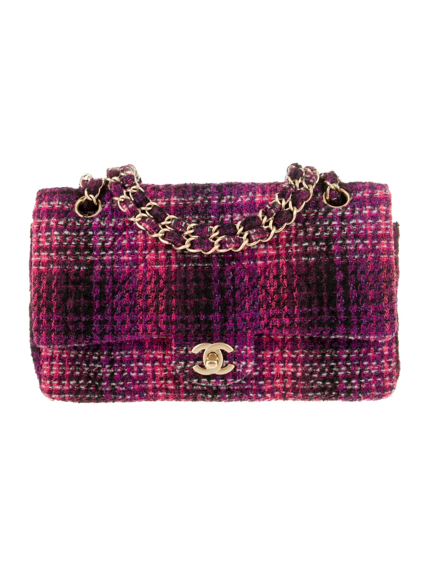 Chanel Tweed Medium Flap Bag