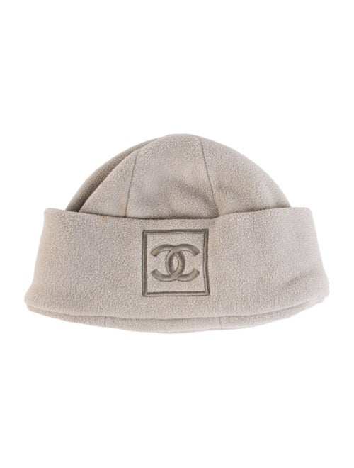 Chanel Embroidered Fleece Beanie