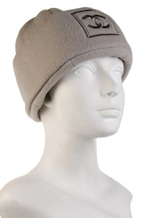 Chanel Embroidered Fleece Beanie