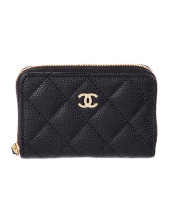 Chanel Coin Purse Interlocking CC Logo Wallet
