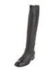 Chanel Interlocking CC Logo Leather Riding Boots