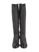 Chanel Interlocking CC Logo Leather Riding Boots