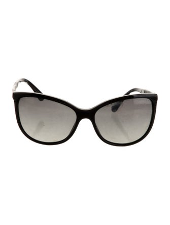 Chanel Interlocking CC Logo Oversize Sunglasses