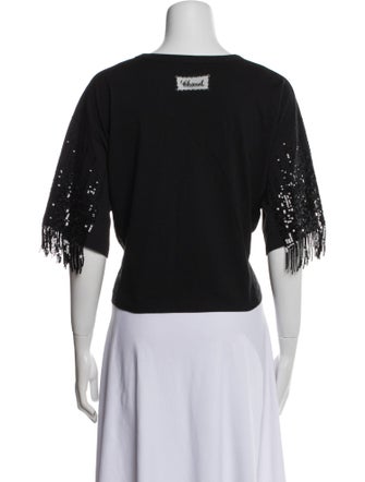 Chanel 2025 Crew Neck Crop Top