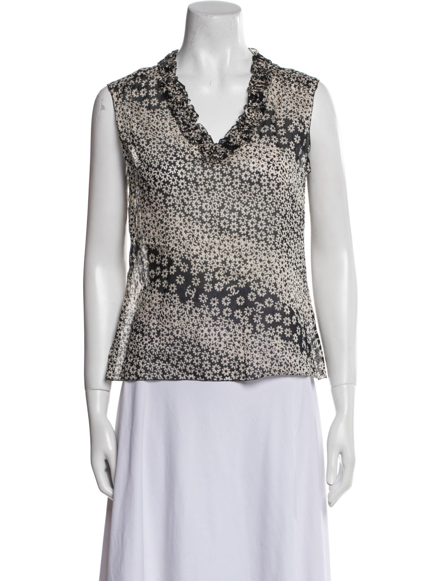 Chanel 2003 Printed Top