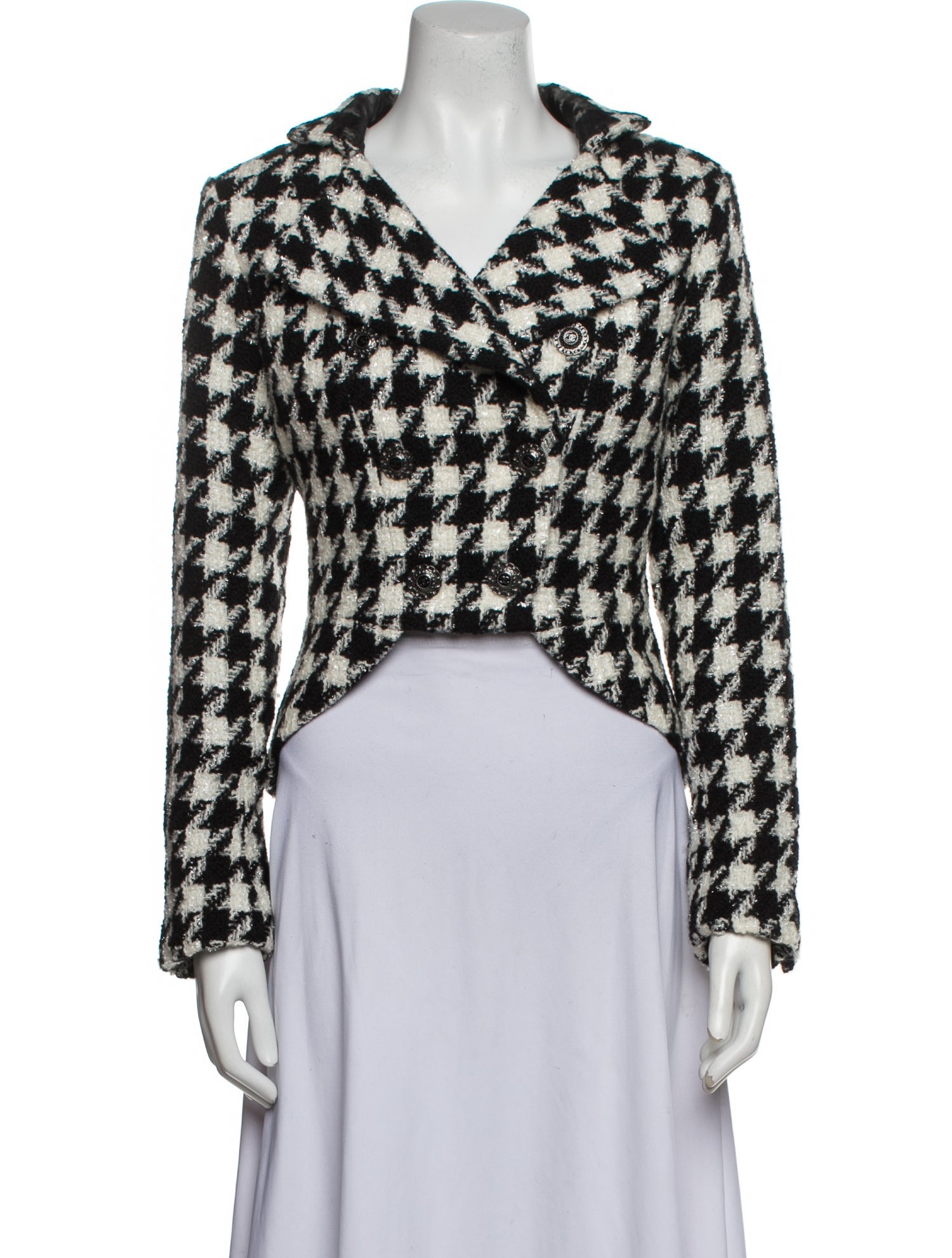 Chanel 2019 Houndstooth Blazer