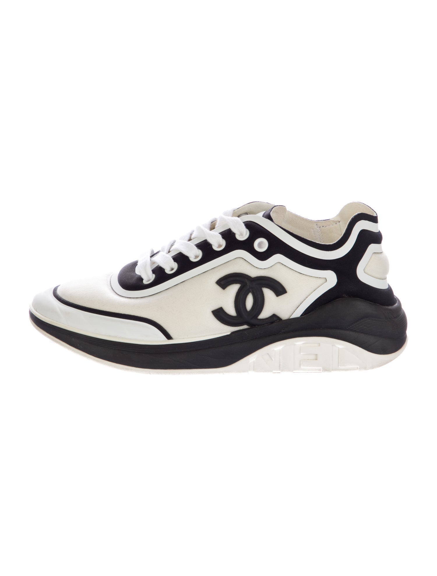 Chanel Interlocking CC Logo Sneakers