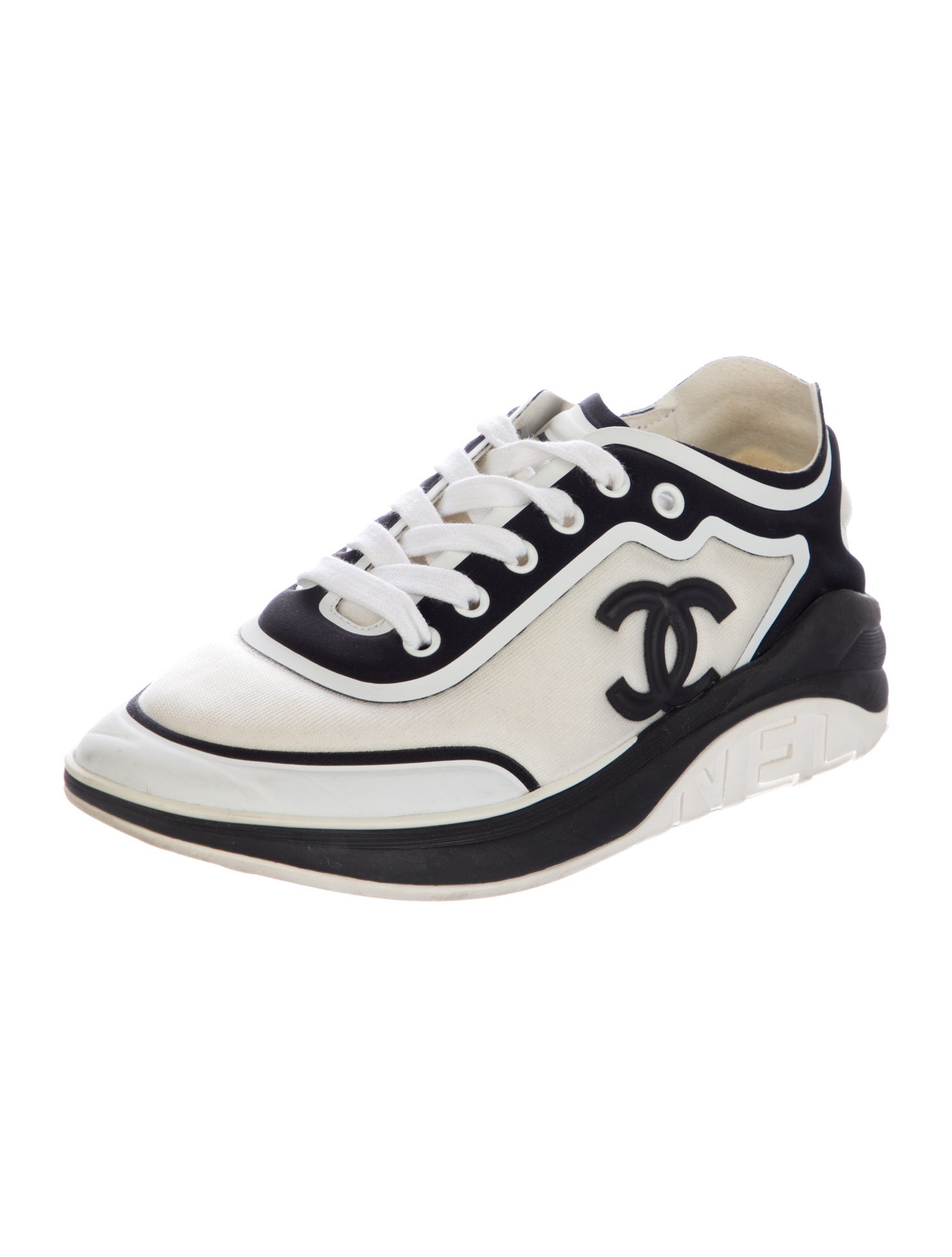 Chanel Interlocking CC Logo Sneakers