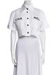 Chanel 2019 Graphic Print Crop Top