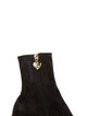 Chanel Interlocking CC Logo Suede Boots