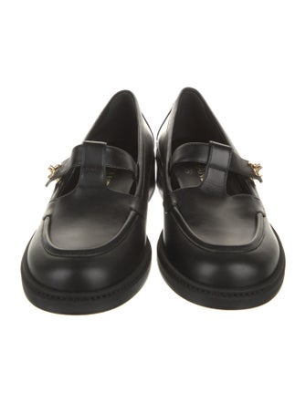 Chanel Interlocking CC Logo Calfskin Mary Jane Flats