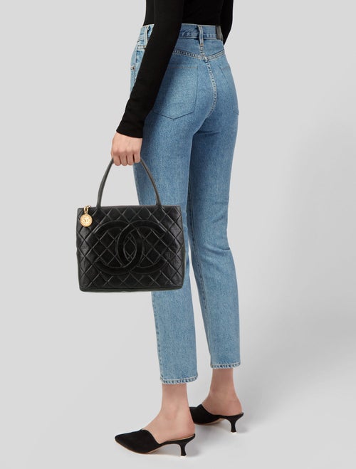 Chanel Caviar Medallion Tote