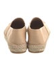 Chanel Interlocking CC Logo Lambskin Espadrilles
