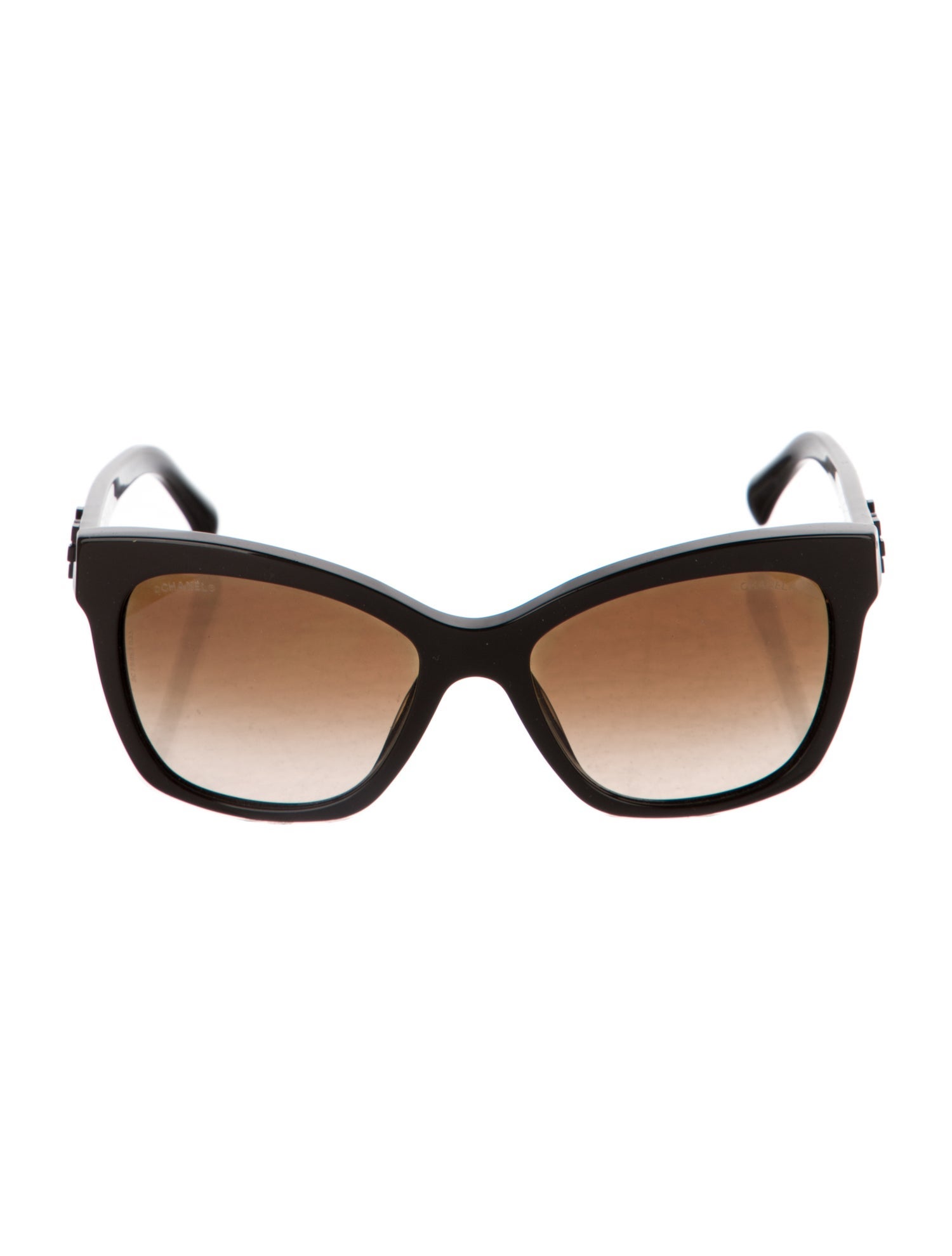 Chanel Boy Brick Interlocking CC Logo Sunglasses