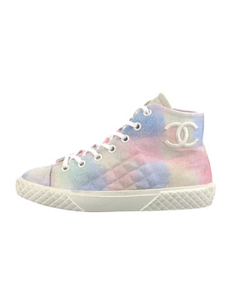 Chanel Interlocking CC Logo Sneakers