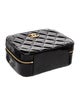 Chanel Patent Quilted Vanity Case