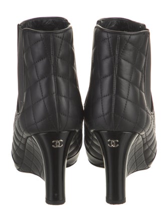 Chanel 2012 Interlocking CC Logo Boots