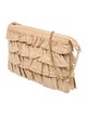Chanel Ruffle Clutch