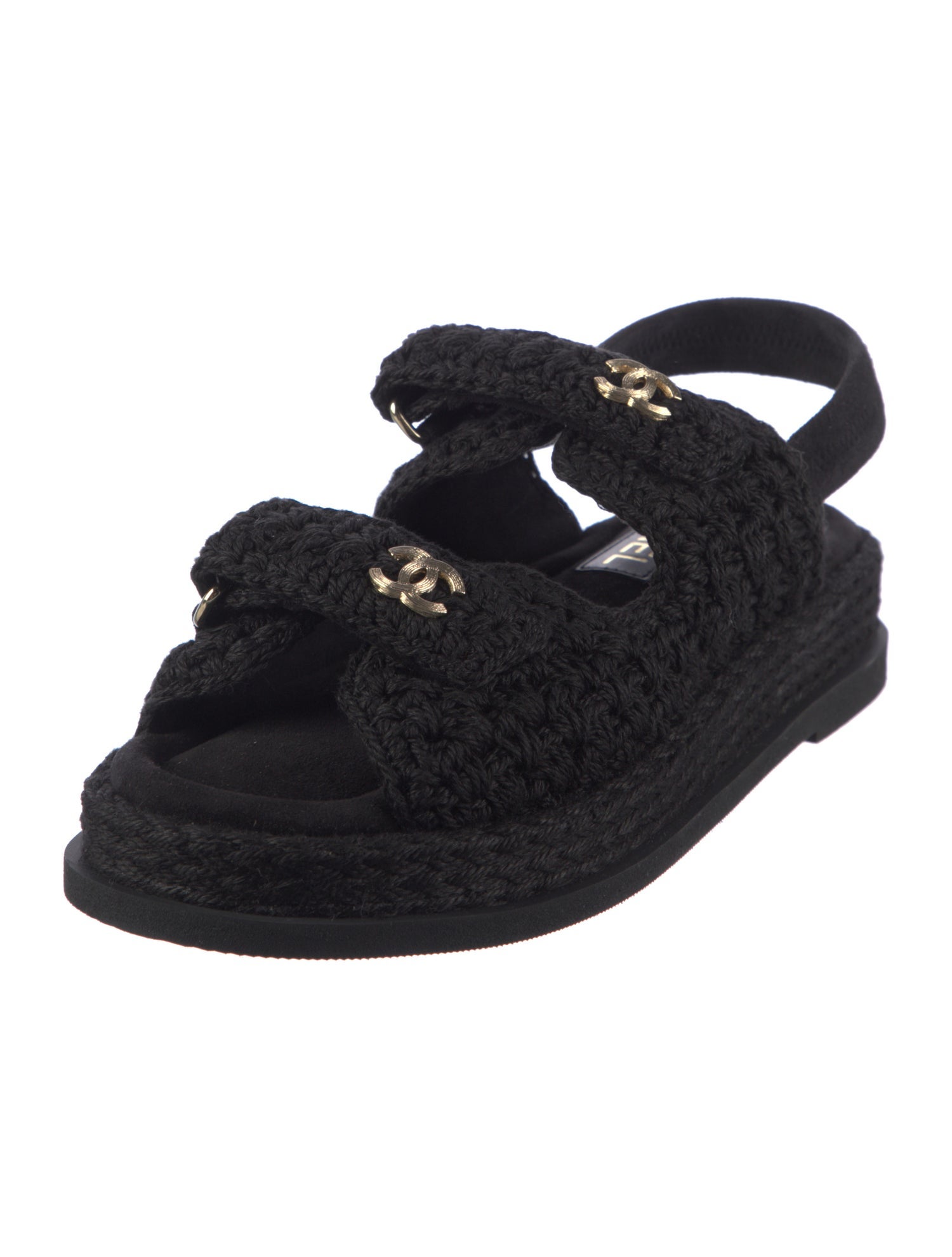 Chanel 2025 Interlocking CC Logo Espadrilles