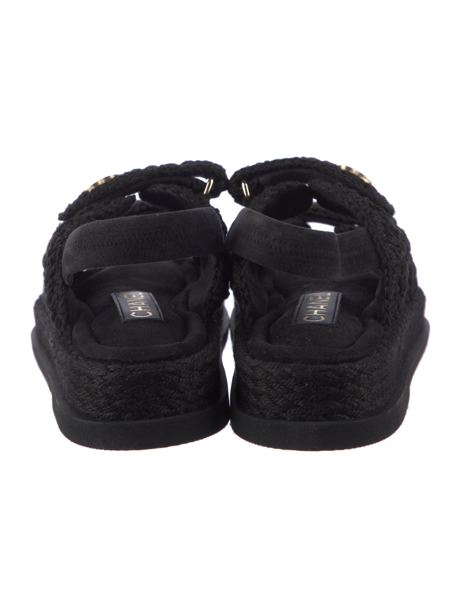 Chanel 2025 Interlocking CC Logo Espadrilles