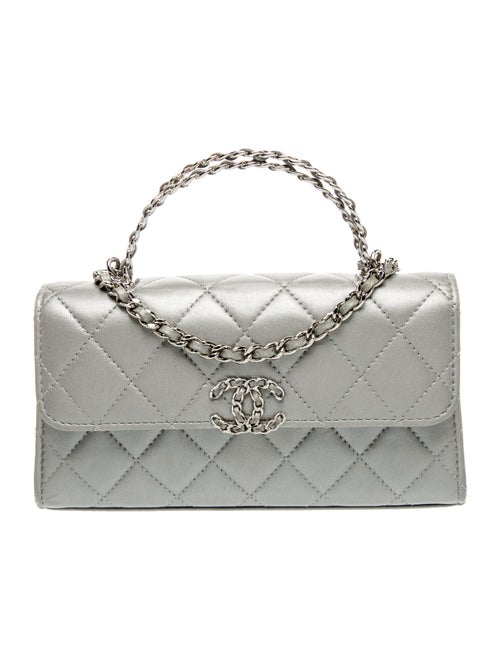 Chanel 2023 Quilted Phone Holder w/ Chain