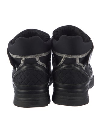 Chanel Interlocking CC Logo Neoprene Sneakers