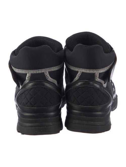 Chanel Interlocking CC Logo Neoprene Sneakers