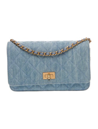 Chanel Denim Reissue Wallet On Chain