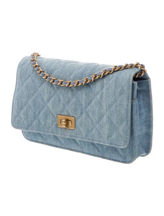 Chanel Denim Reissue Wallet On Chain