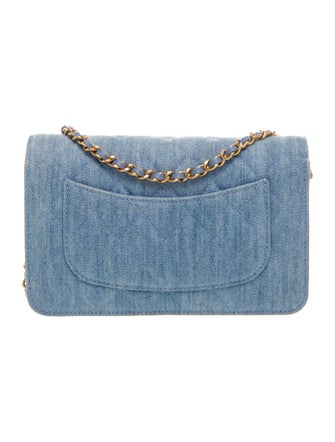 Chanel Denim Reissue Wallet On Chain