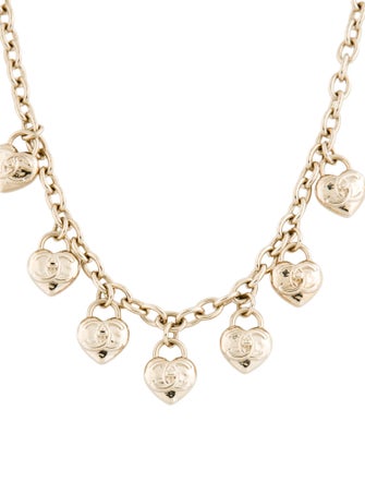 Chanel 2022 CC Heart Collar Necklace