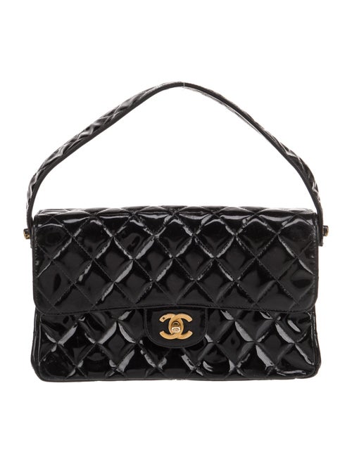 Chanel Patent Double Sided Flap Bag