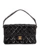 Chanel Patent Double Sided Flap Bag