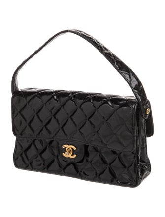 Chanel Patent Double Sided Flap Bag