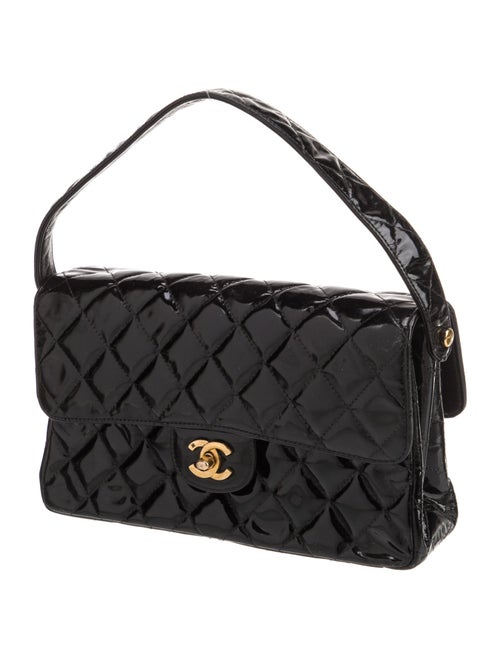 Chanel Patent Double Sided Flap Bag
