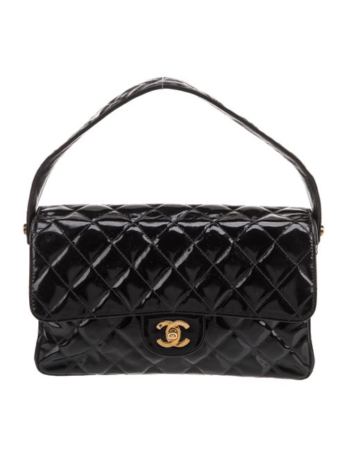 Chanel Patent Double Sided Flap Bag