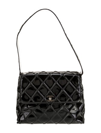 Chanel Patent Quilted Flap Shoulder Bag