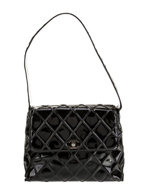 Chanel Patent Quilted Flap Shoulder Bag