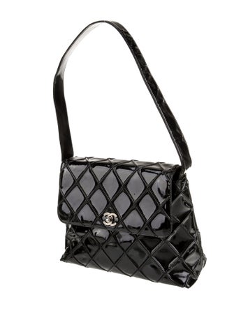Chanel Patent Quilted Flap Shoulder Bag