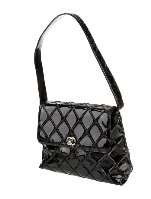 Chanel Patent Quilted Flap Shoulder Bag