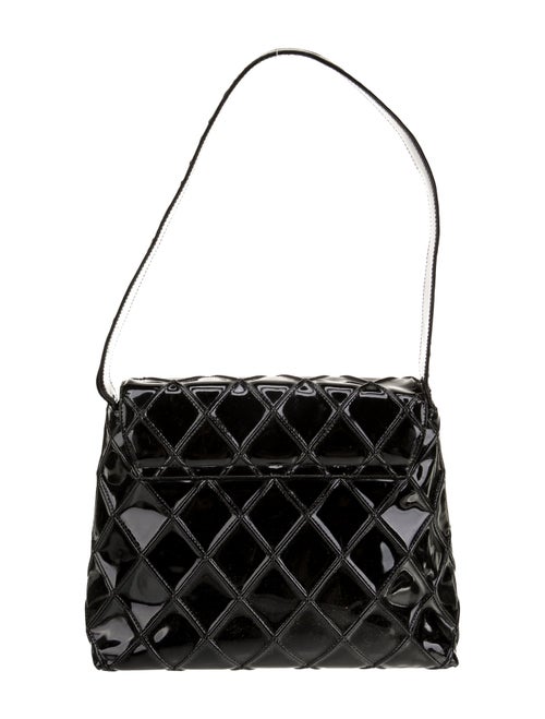 Chanel Patent Quilted Flap Shoulder Bag