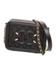 Chanel Mini Filigree Vanity Clutch w/ Chain