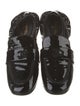 Chanel Interlocking CC Logo Patent Leather Loafers