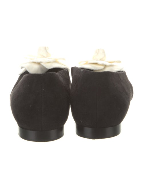 Chanel Interlocking CC Logo Suede Flats