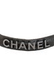 Chanel 'CHANEL' Mesh Choker Necklace