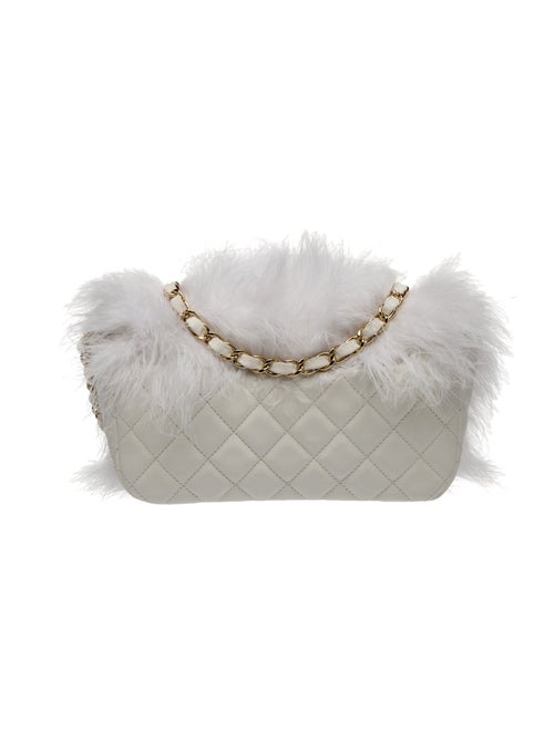 Chanel Feather Quilted CC Flap Bag