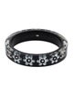 Chanel Resin & Strass CC Flower Motif Bangle